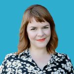 Amanda Webb smiling in a professional headshot from her personal branding photoshoot in Newcastle, taken by Laura Pearman.